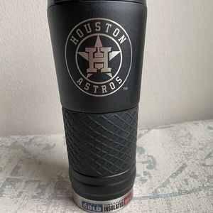 MLB Houston Astros 24 ounce black travel mug